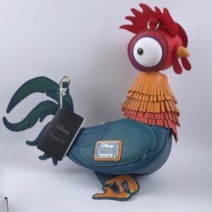 NEW with Tags In Sealed Bag- Disney Moana Hei Hei Figural Crossbody Bag